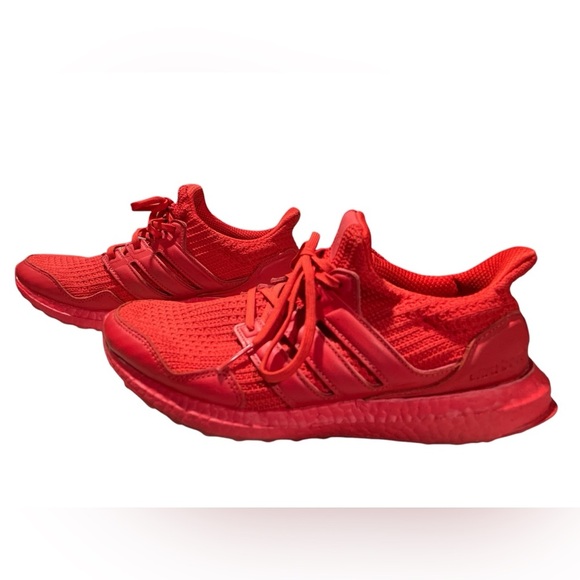 Adidas ULTRA BOOST Red Running Shoes - Picture 2 of 5